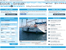 Tablet Screenshot of book-a-break.com